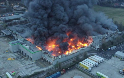 Ocado Warehouse Fire (2019)