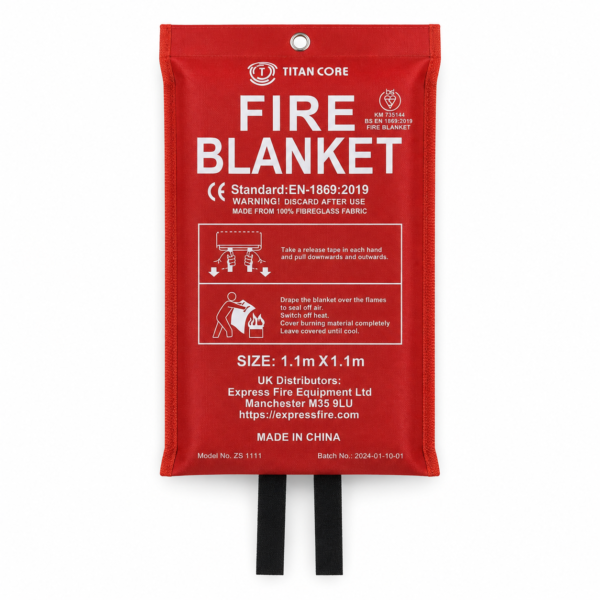 1.1m x 1.1m Fire Blanket Soft Pack