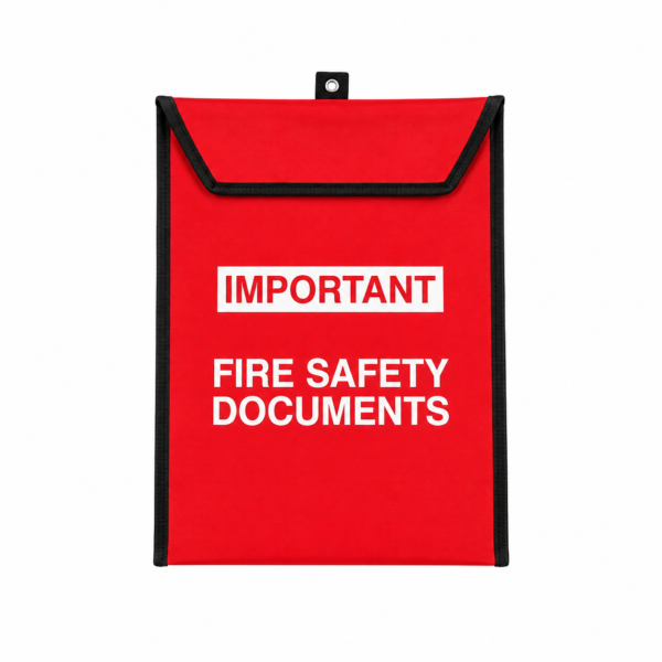 Fire Safety Document Storage Pouch For Logbooks And Certificates