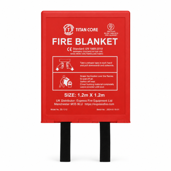 1.2m x 1.2m Fire Blanket Hard Case