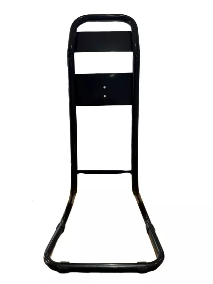 Single black tubular stand for 2kg CO2 or 6-9kg/ltr
