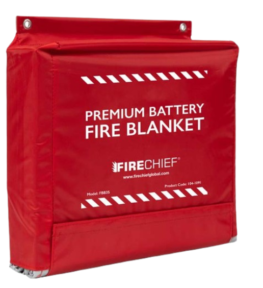 Single-use battery fire blanket 3.00m x 3.00m