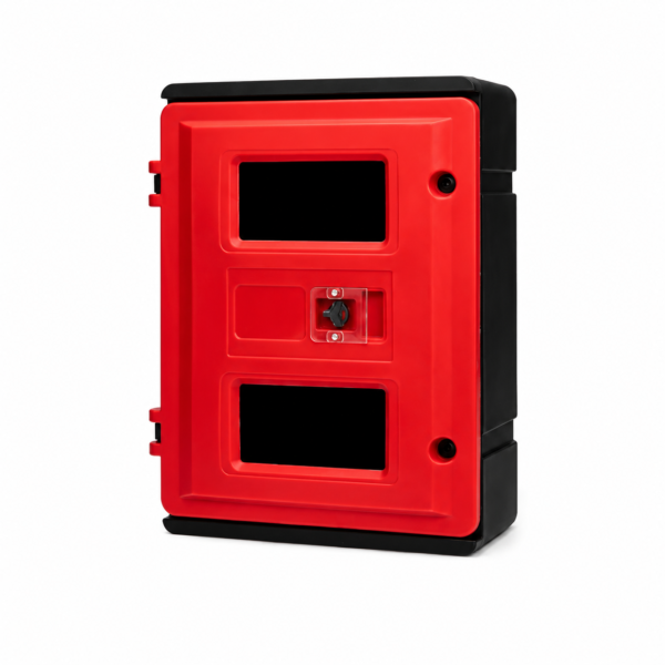 Jonesco Lockable Double Fire Extinguisher Cabinet Box