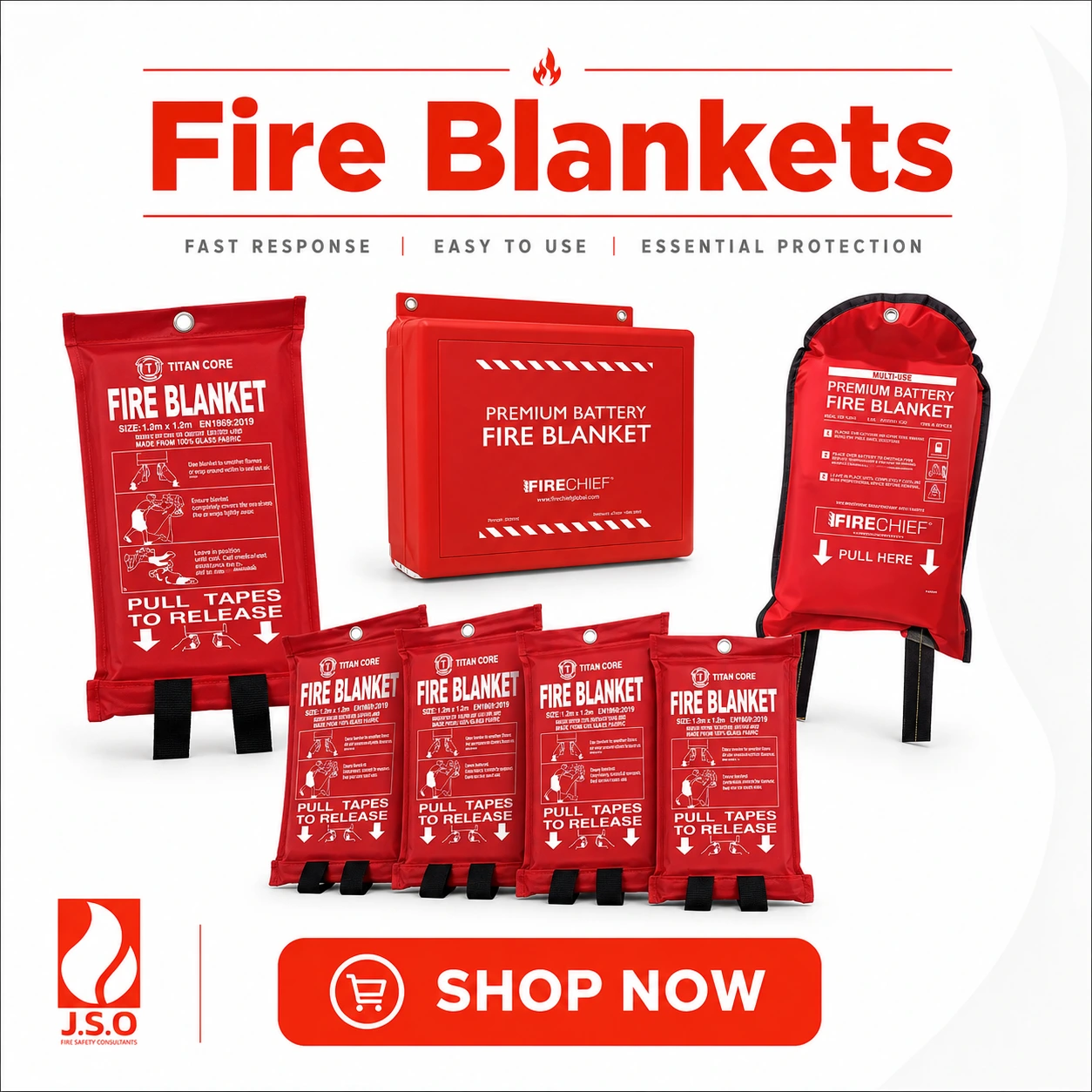 Fire blankets