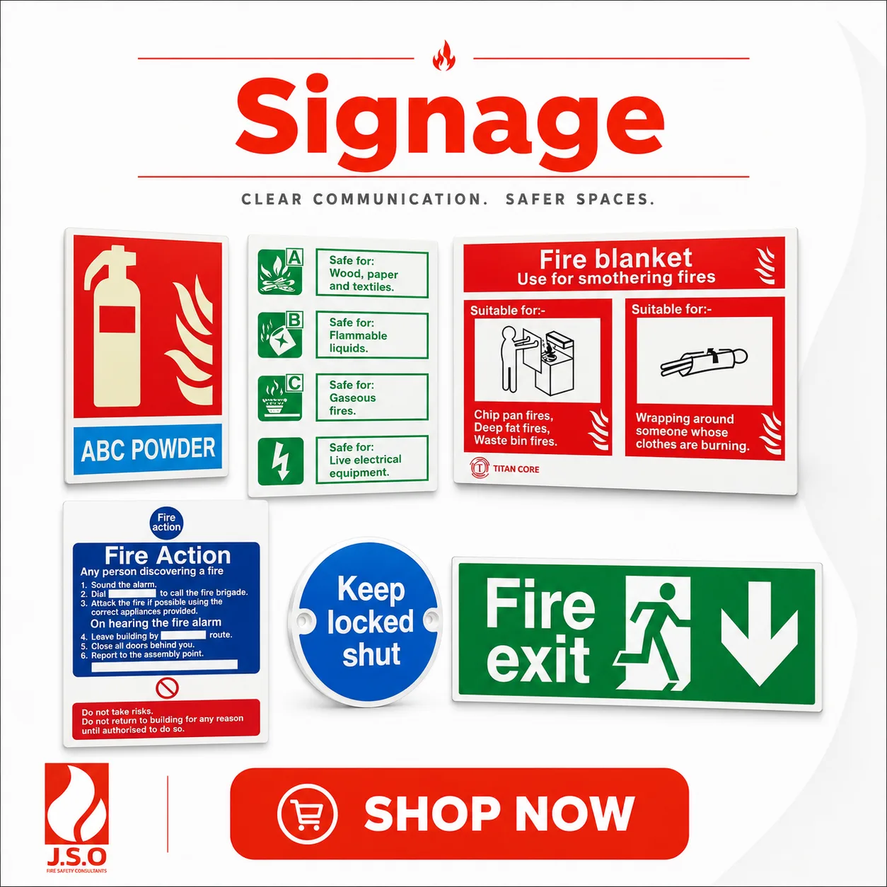 Fire safety signage
